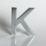 polished-aluminium-letter-k