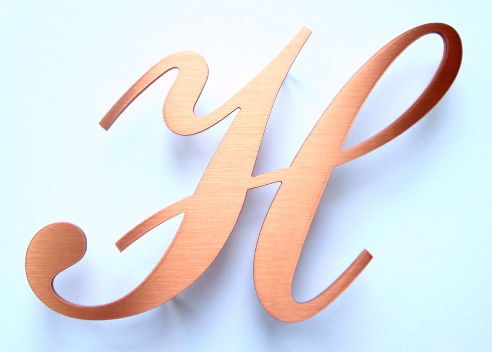 letterhcopper METAL LETTERS