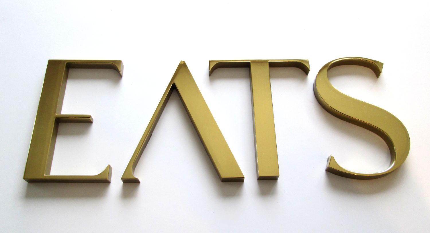 Large Brass Letters METAL LETTERS