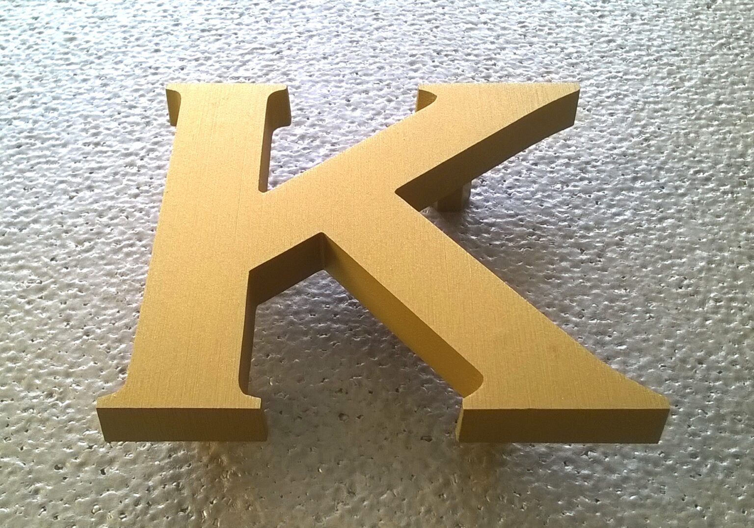 Gold Anodized Cast Aluminium Letters | METAL LETTERS